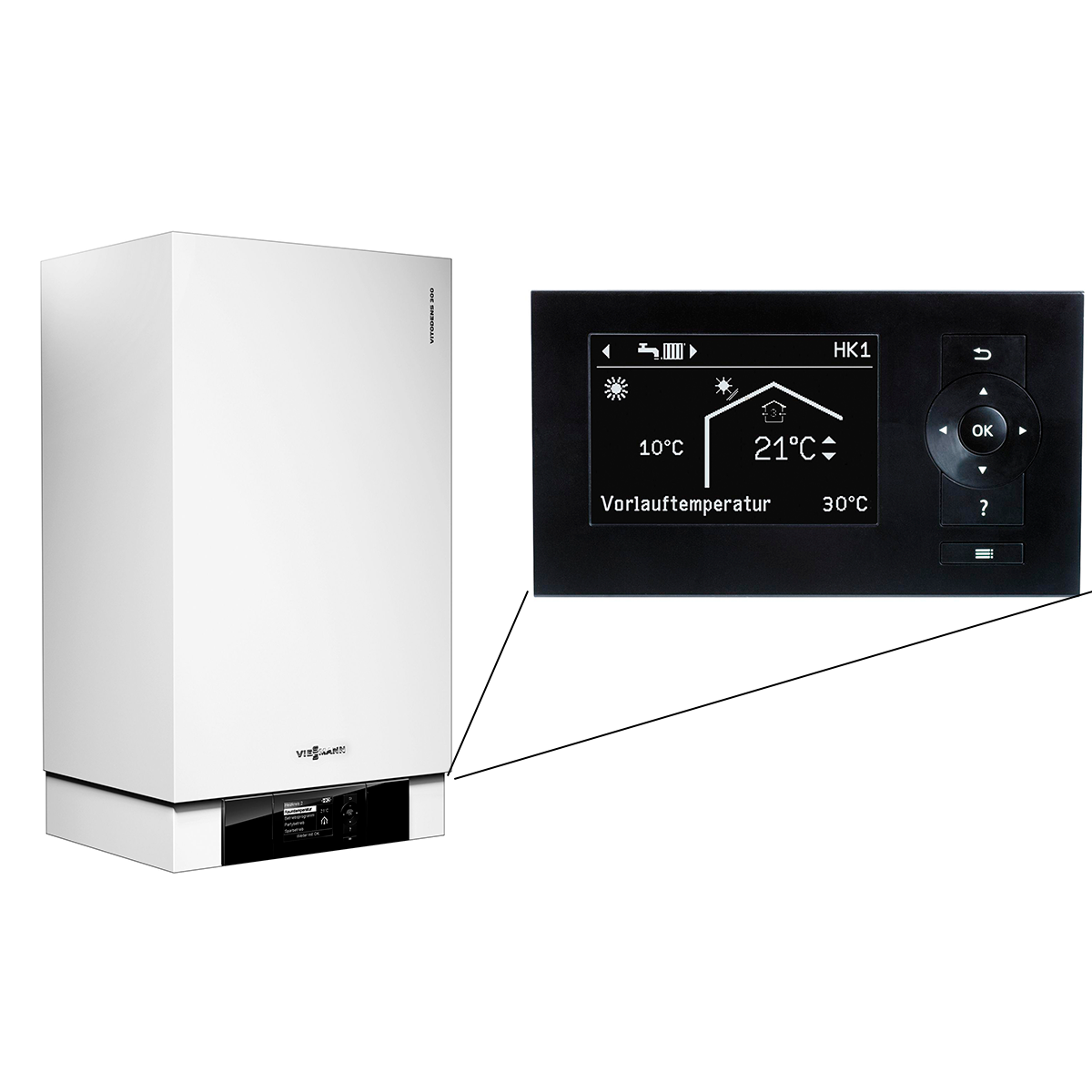Vitodens 200-W (49 кВт) с Vitotronic 200 (HO1B)